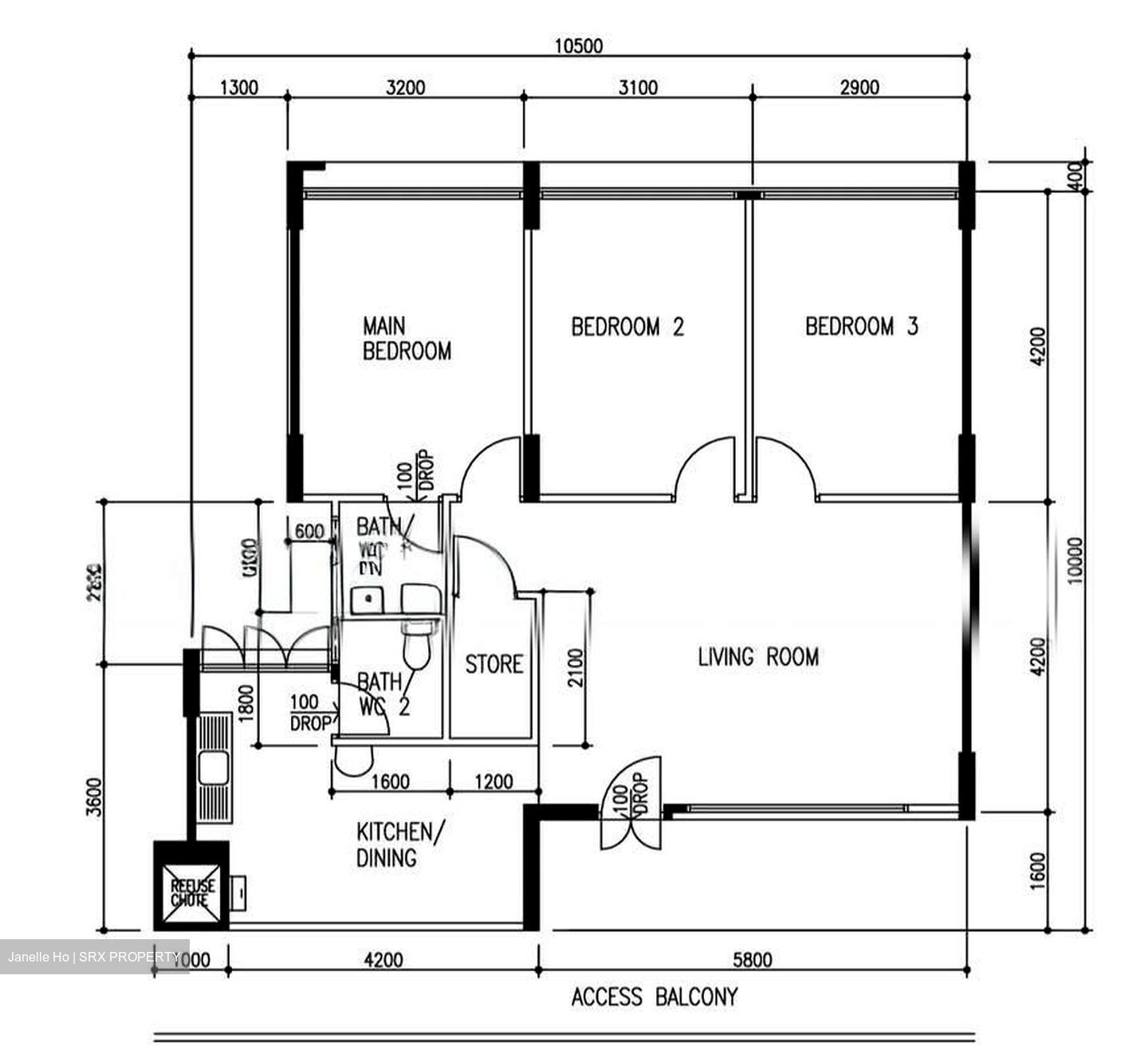 Blk 111 Mcnair Spring (Kallang/Whampoa), HDB 4 Rooms #557075281